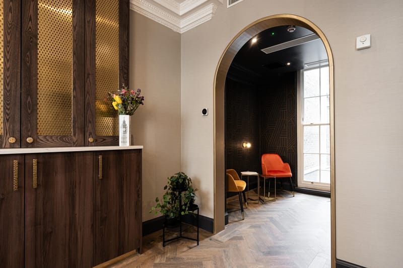 The House on Warwick — interior